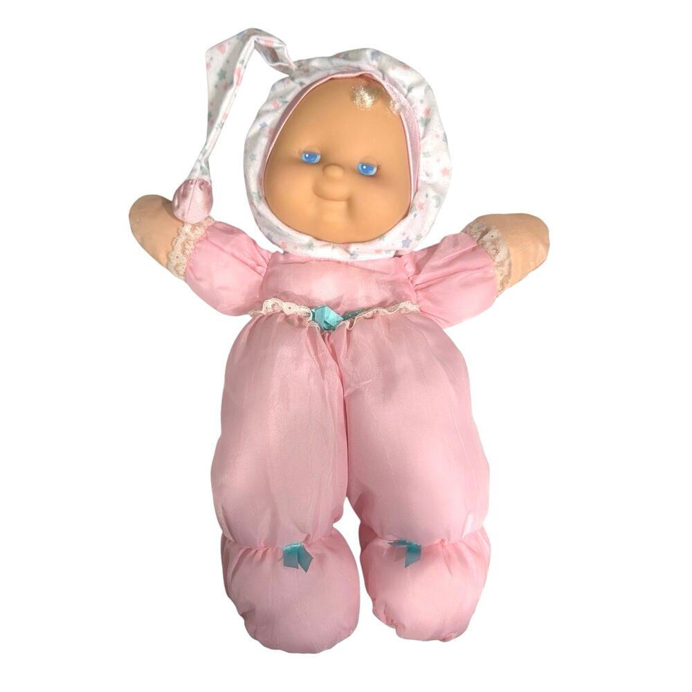 Vintage Puffalump Kids pink doll Fisher Price